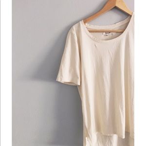 Madewell Tops - Madewell Cream Boyfriend Loose Weekend Tee Madewell Tops - Madewell Cream Boyfriend Loose Weekend Tee